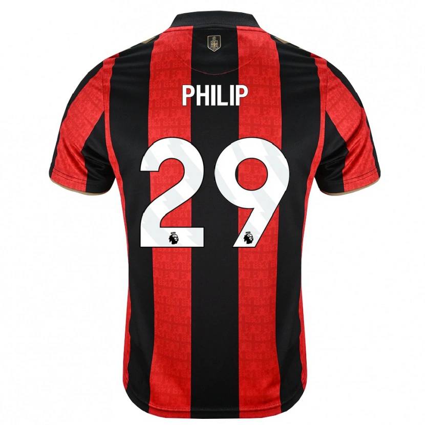 Danxen Homem Camisola Philip Billing #29 Goldenrod Vermelho Preto Principal 2026/27 Camisa