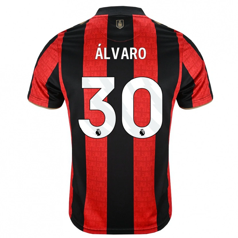 Danxen Homem Camisola Álvaro Rodríguez #30 Goldenrod Vermelho Preto Principal 2026/27 Camisa