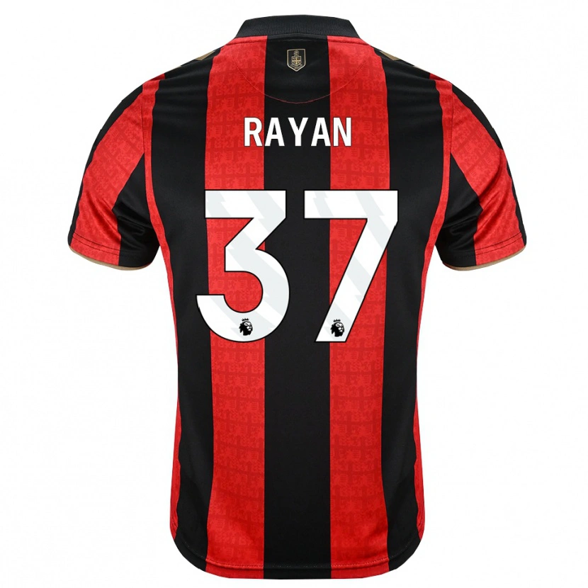 Danxen Homem Camisola Rayan Vitor Simplício Rocha #37 Goldenrod Vermelho Preto Principal 2026/27 Camisa