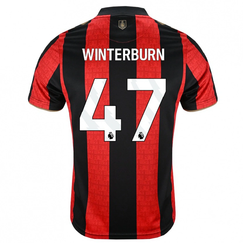 Danxen Homem Camisola Ben Winterburn #47 Goldenrod Vermelho Preto Principal 2026/27 Camisa