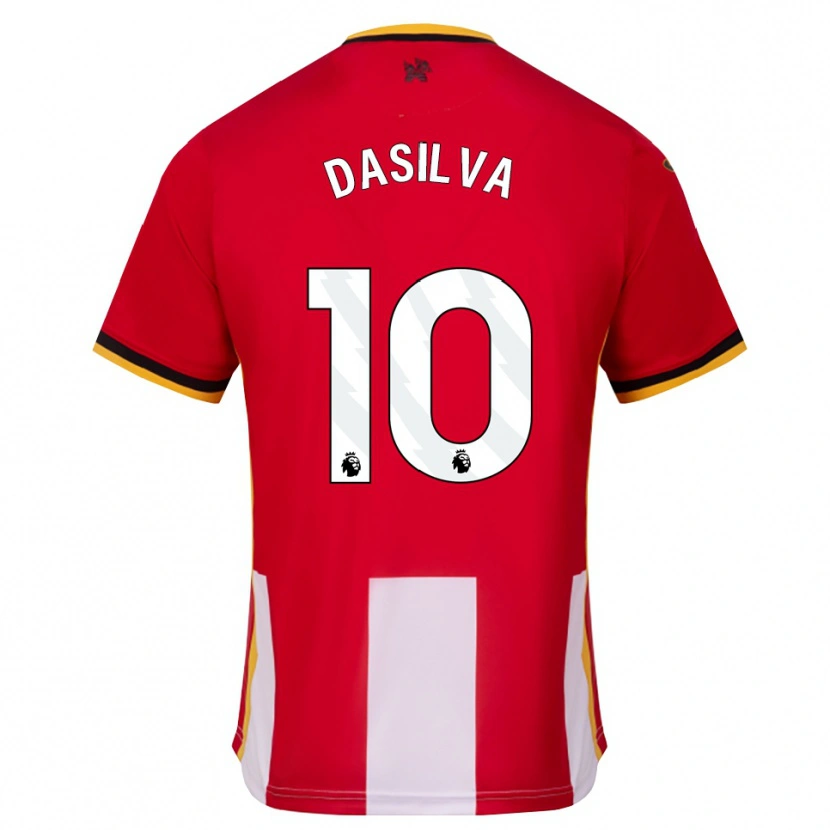 Danxen Homem Camisola Josh Dasilva #10 Amarelo Preto Vermelho Principal 2026/27 Camisa