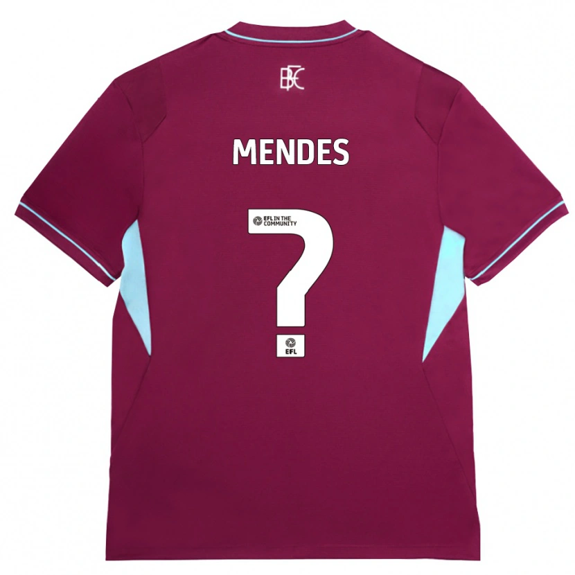 Danxen Homem Camisola João Mendes #0 Borgonha Verde Principal 2026/27 Camisa