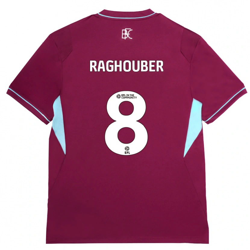 Danxen Homem Camisola Ugo Raghouber #8 Borgonha Verde Principal 2026/27 Camisa