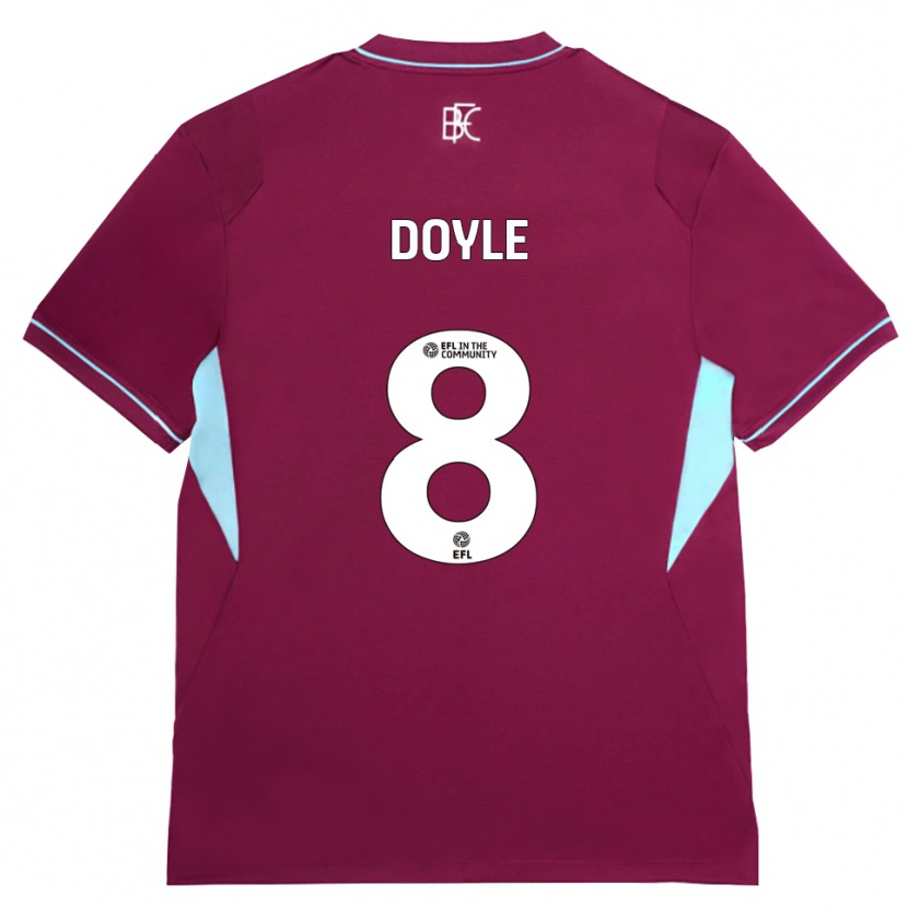 Danxen Homem Camisola Emma Doyle #8 Borgonha Verde Principal 2026/27 Camisa