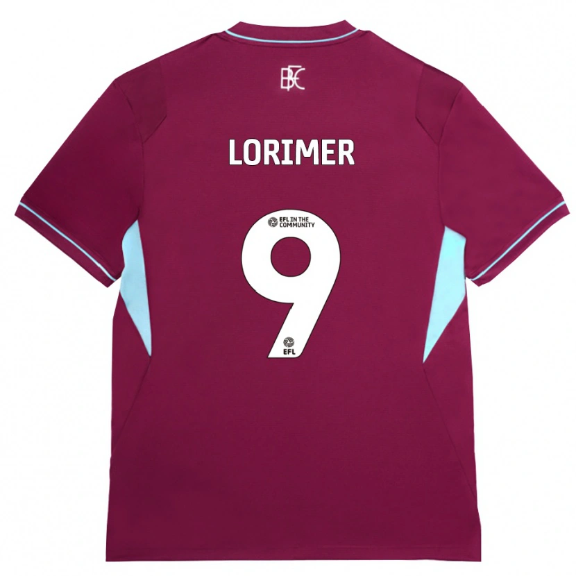 Danxen Homem Camisola Archie Lorimer #9 Borgonha Verde Principal 2026/27 Camisa
