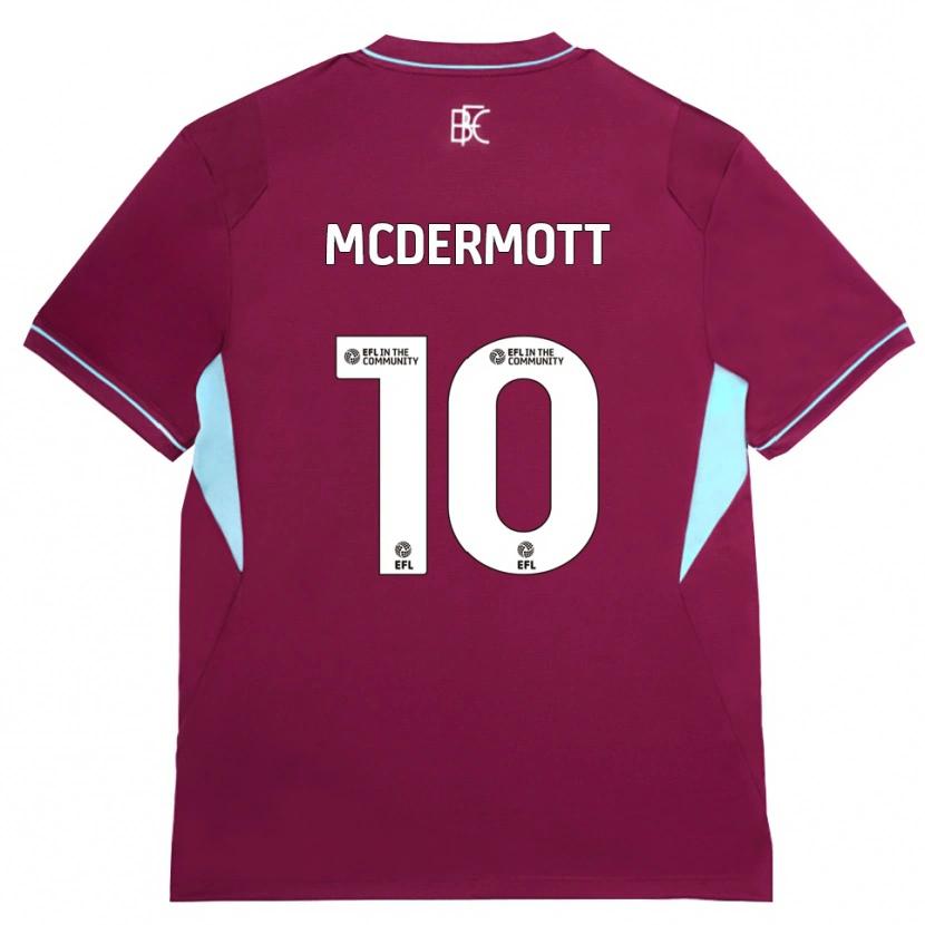 Danxen Homem Camisola Tommy Mcdermott #10 Borgonha Verde Principal 2026/27 Camisa