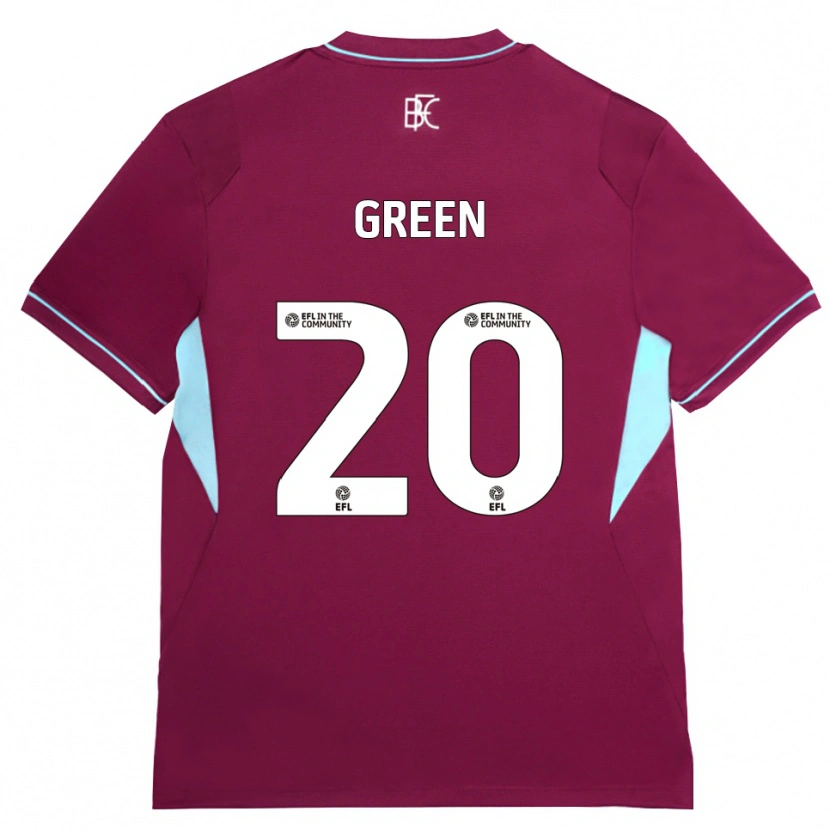 Danxen Homem Camisola Etienne Green #20 Borgonha Verde Principal 2026/27 Camisa