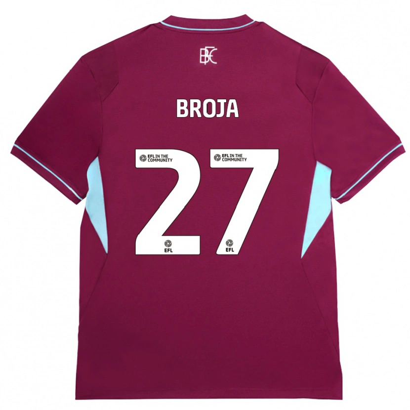 Danxen Homem Camisola Armando Broja #27 Borgonha Verde Principal 2026/27 Camisa