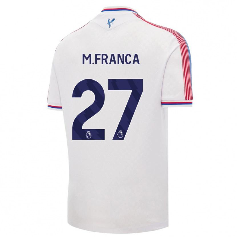 Danxen Homem Camisola Matheus França #27 Branco Vermelho Azul Principal 2026/27 Camisa