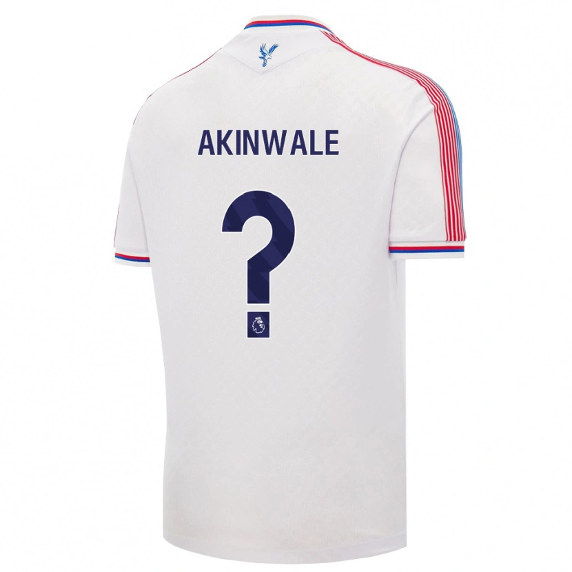 Danxen Homem Camisola Victor Akinwale #0 Branco Vermelho Azul Principal 2026/27 Camisa