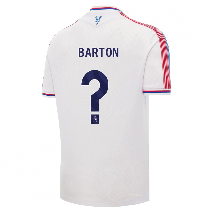 Danxen Homem Camisola Kalani Barton #0 Branco Vermelho Azul Principal 2026/27 Camisa