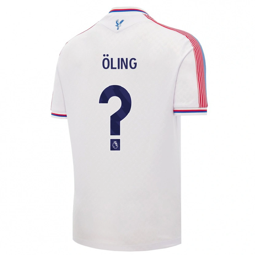 Danxen Homem Camisola Ria Öling #0 Branco Vermelho Azul Principal 2026/27 Camisa