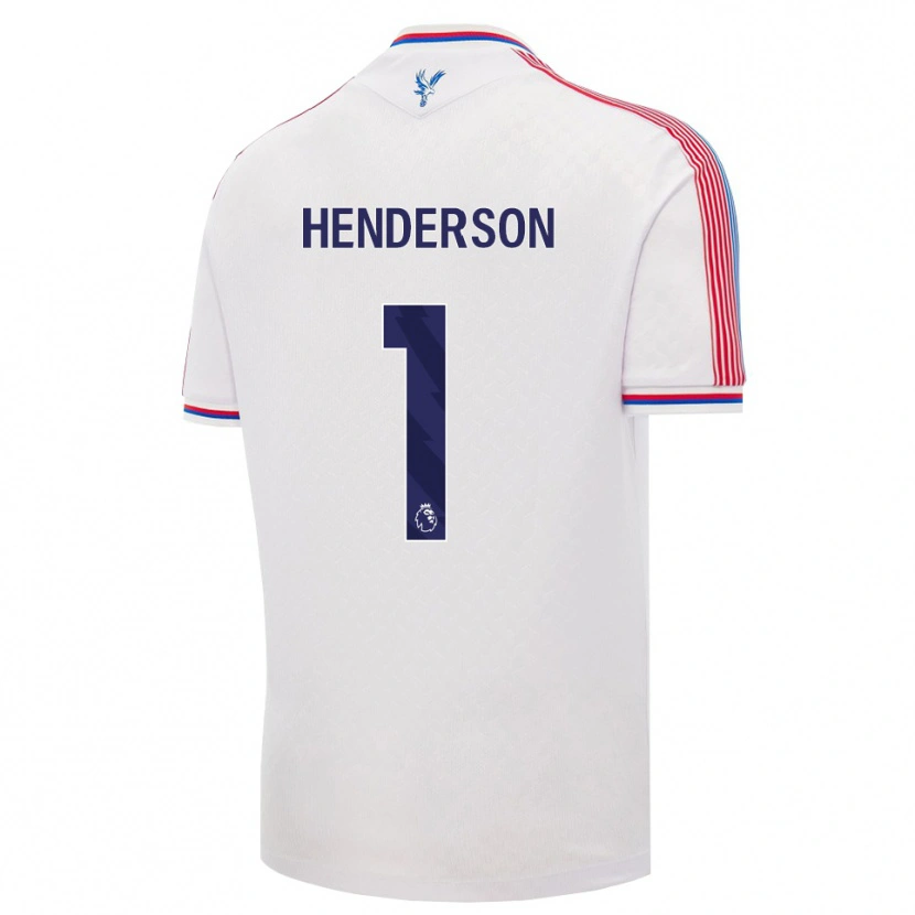 Danxen Homem Camisola Dean Henderson #1 Branco Vermelho Azul Principal 2026/27 Camisa