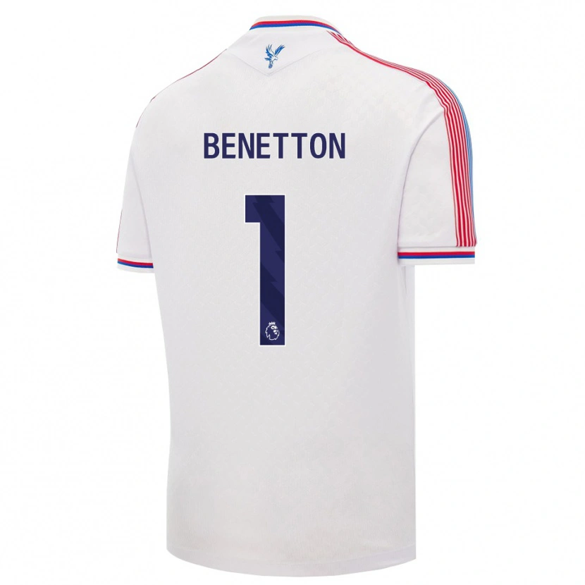 Danxen Homem Camisola Lucca Benetton #1 Branco Vermelho Azul Principal 2026/27 Camisa