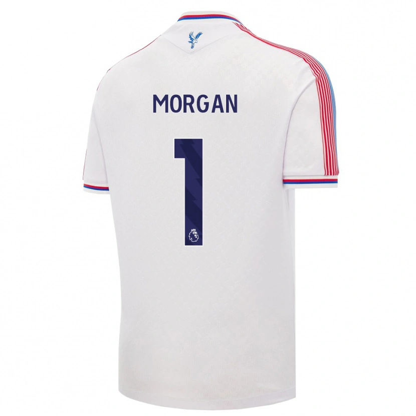 Danxen Homem Camisola Chloe Morgan #1 Branco Vermelho Azul Principal 2026/27 Camisa