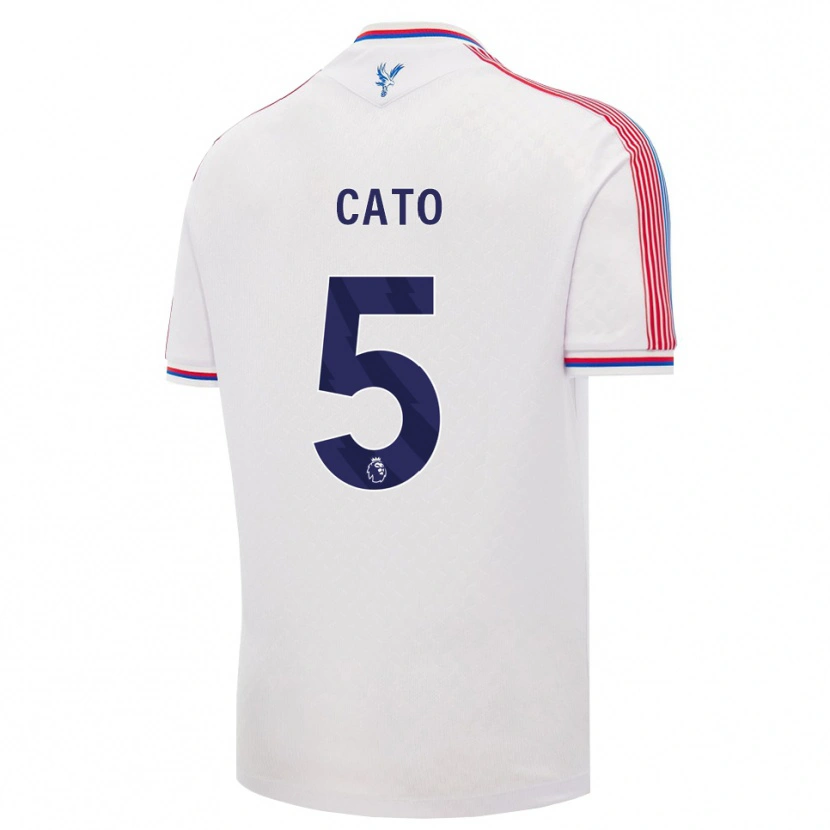 Danxen Homem Camisola My Cato #5 Branco Vermelho Azul Principal 2026/27 Camisa