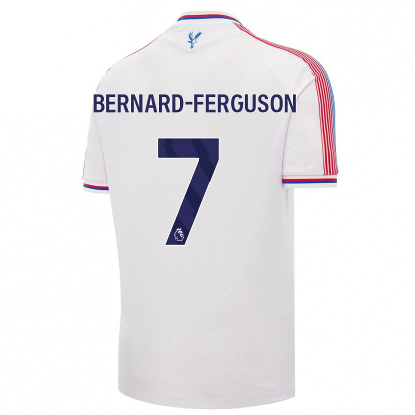 Danxen Homem Camisola Makai Bernard-Ferguson #7 Branco Vermelho Azul Principal 2026/27 Camisa