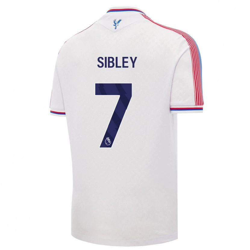 Danxen Homem Camisola Isabella Sibley #7 Branco Vermelho Azul Principal 2026/27 Camisa