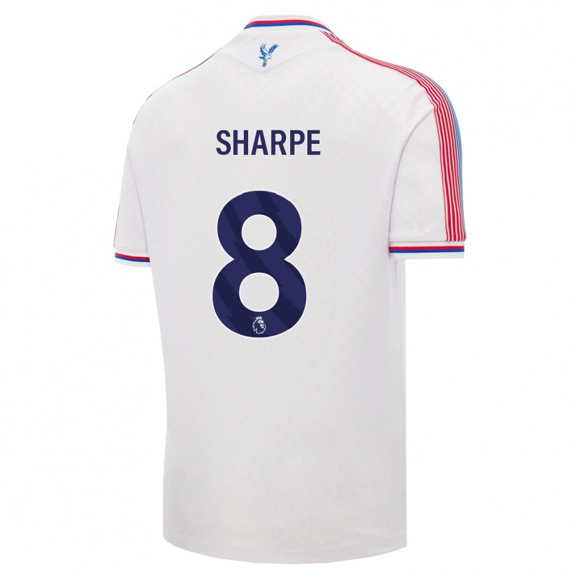 Danxen Homem Camisola Molly-Mae Sharpe #8 Branco Vermelho Azul Principal 2026/27 Camisa