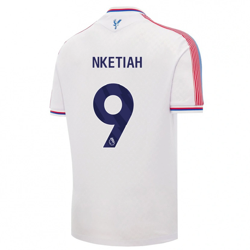 Danxen Homem Camisola Eddie Nketiah #9 Branco Vermelho Azul Principal 2026/27 Camisa