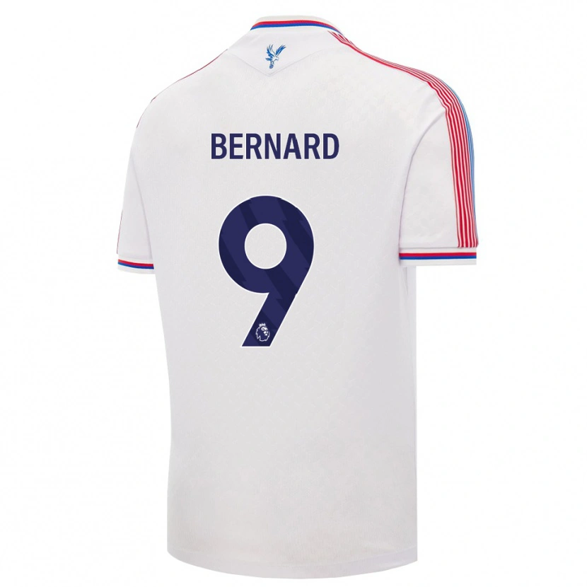 Danxen Homem Camisola Mylo Bernard #9 Branco Vermelho Azul Principal 2026/27 Camisa