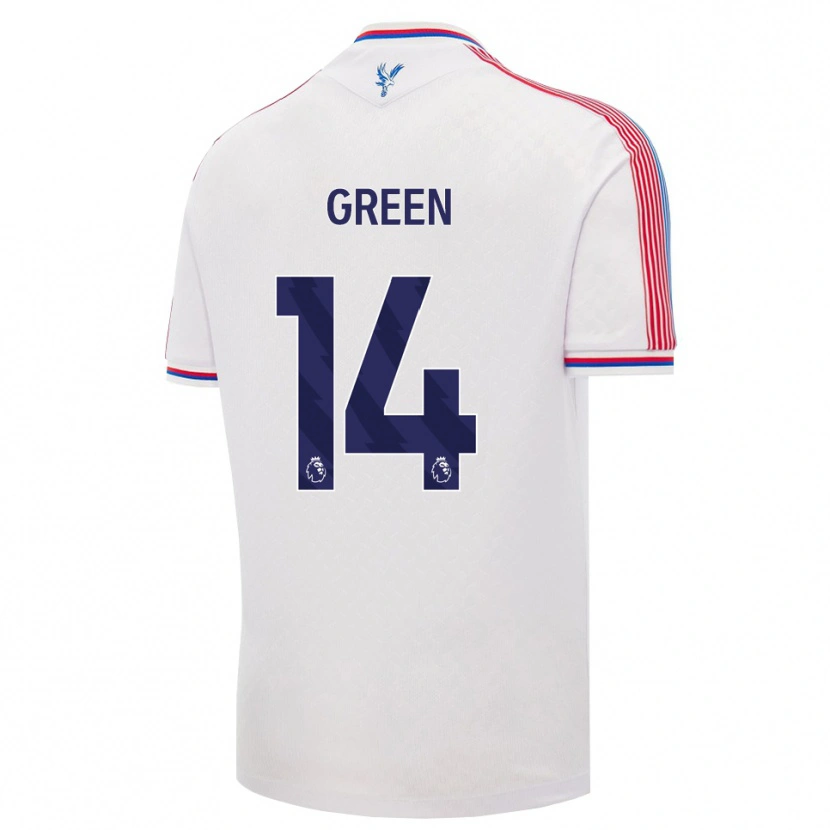 Danxen Homem Camisola Josie Green #14 Branco Vermelho Azul Principal 2026/27 Camisa