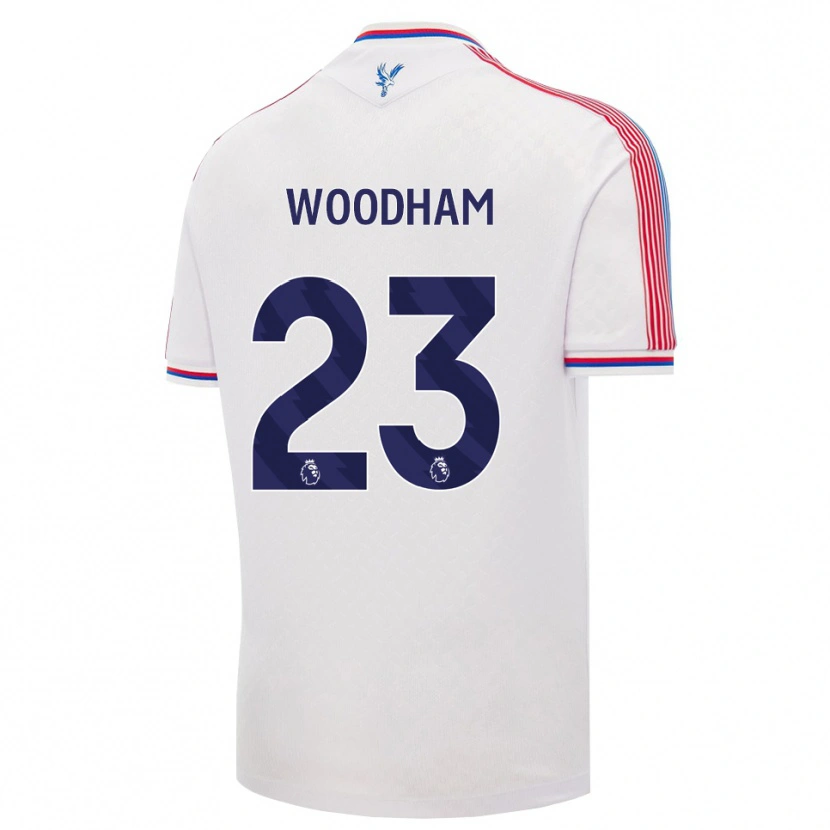Danxen Homem Camisola Lily Woodham #23 Branco Vermelho Azul Principal 2026/27 Camisa