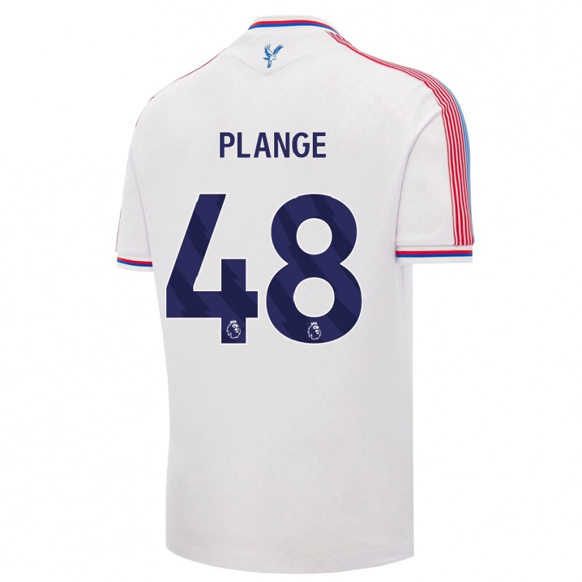 Danxen Homem Camisola Luke Plange #48 Branco Vermelho Azul Principal 2026/27 Camisa