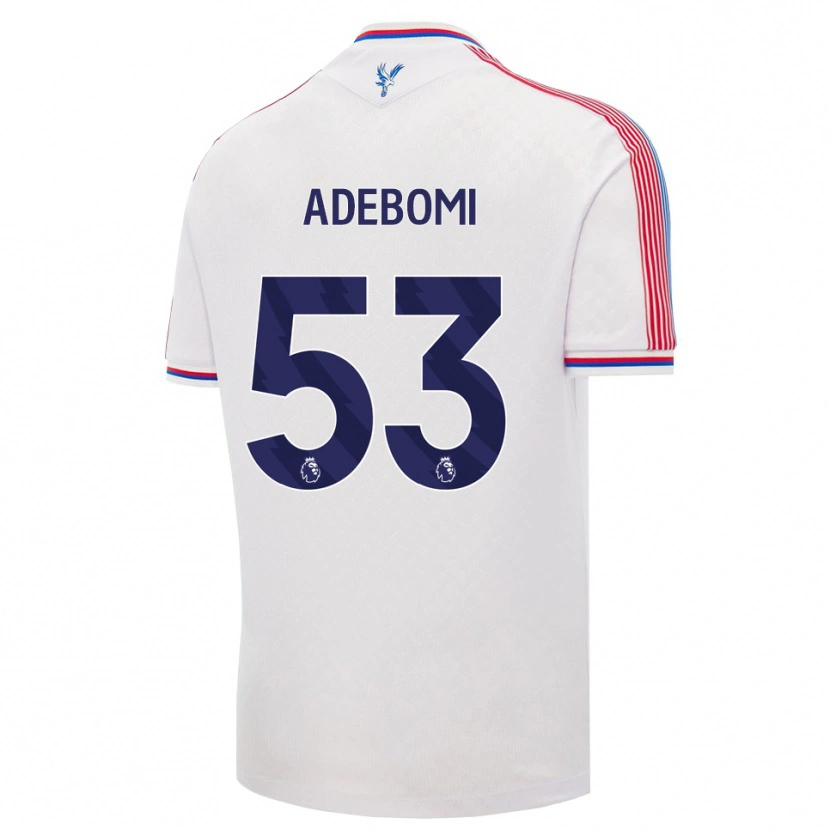 Danxen Homem Camisola Ademola Ola Adebomi #53 Branco Vermelho Azul Principal 2026/27 Camisa