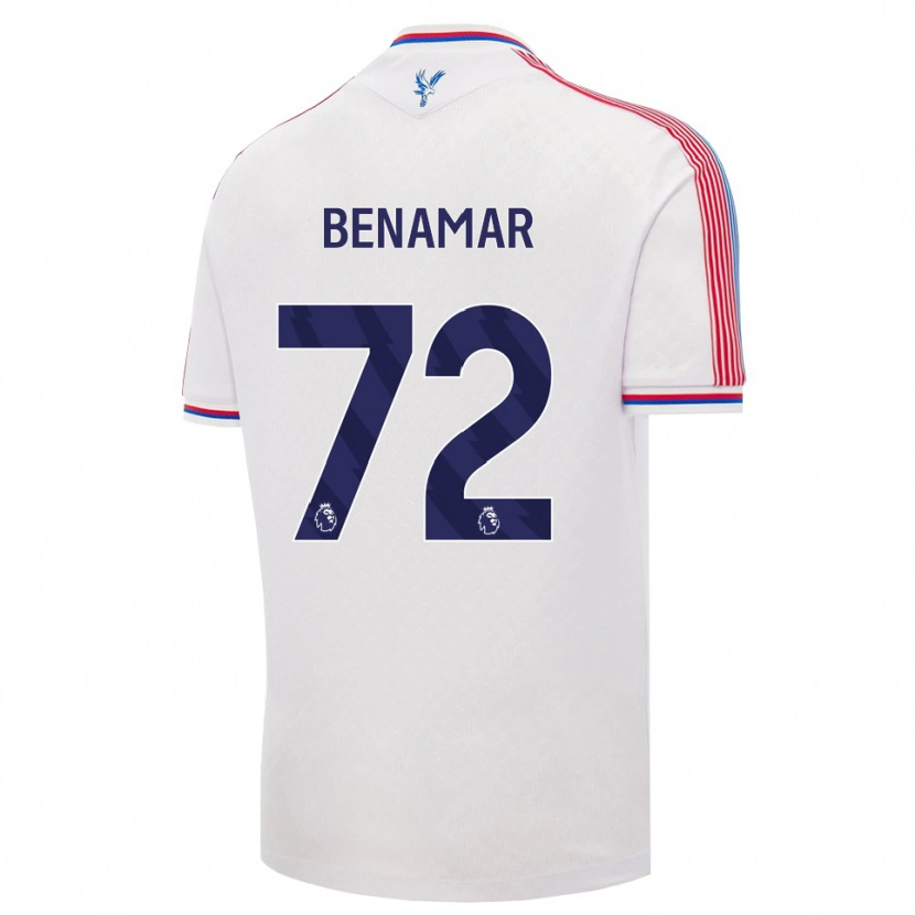 Danxen Homem Camisola Dean Benamar #72 Branco Vermelho Azul Principal 2026/27 Camisa