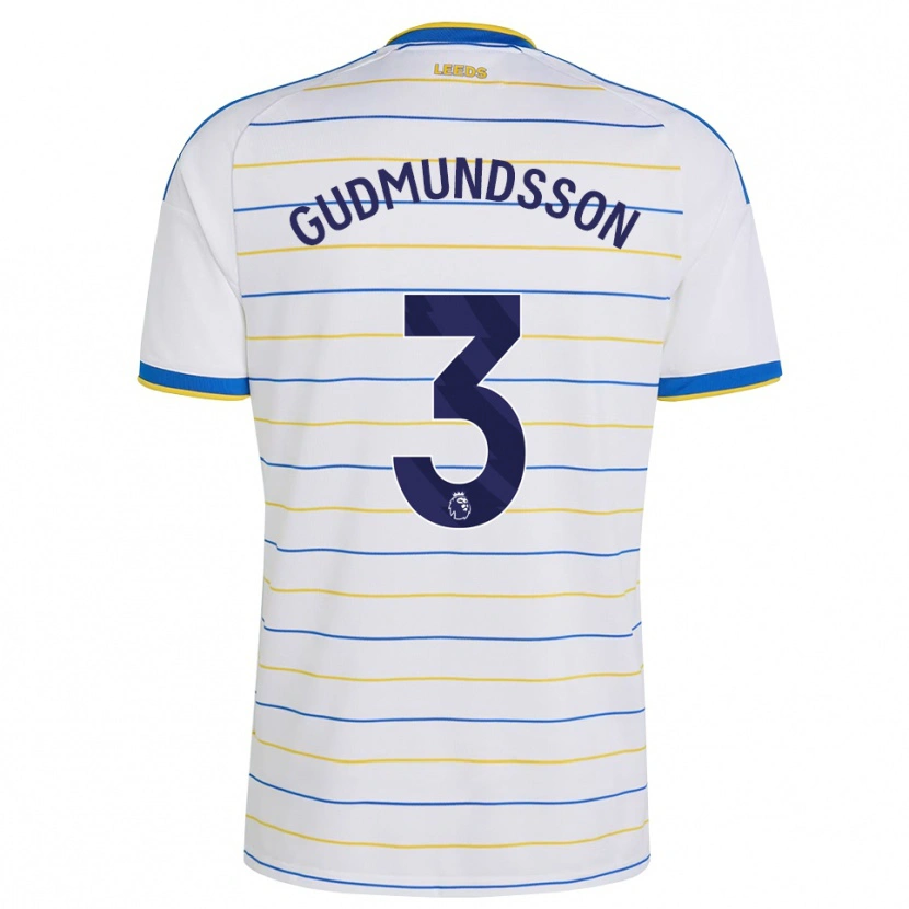 Danxen Homem Camisola Gabriel Gudmundsson #3 Vermelho Amarelo Azul Principal 2026/27 Camisa