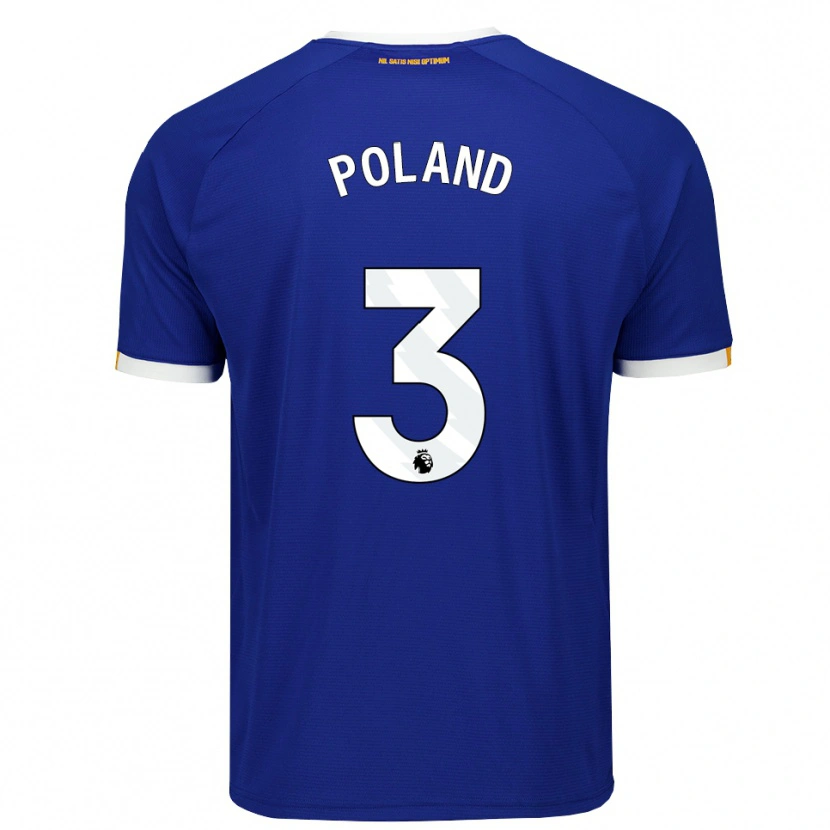 Danxen Homem Camisola Louis Poland #3 Azul Branco Amarelo Principal 2026/27 Camisa