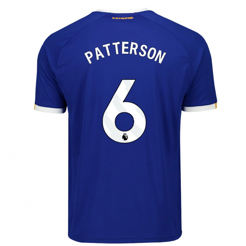 Danxen Homem Camisola Jack Patterson #6 Azul Branco Amarelo Principal 2026/27 Camisa