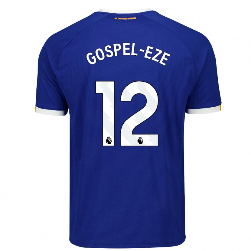 Danxen Homem Camisola Goodness Gospel-Eze #12 Azul Branco Amarelo Principal 2026/27 Camisa