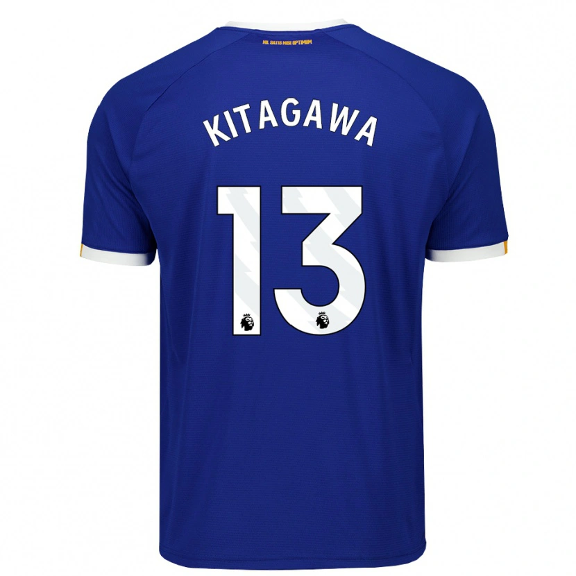 Danxen Homem Camisola Hikaru Kitagawa #13 Azul Branco Amarelo Principal 2026/27 Camisa