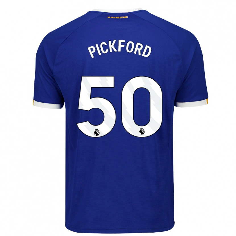 Danxen Homem Camisola George Pickford #50 Azul Branco Amarelo Principal 2026/27 Camisa