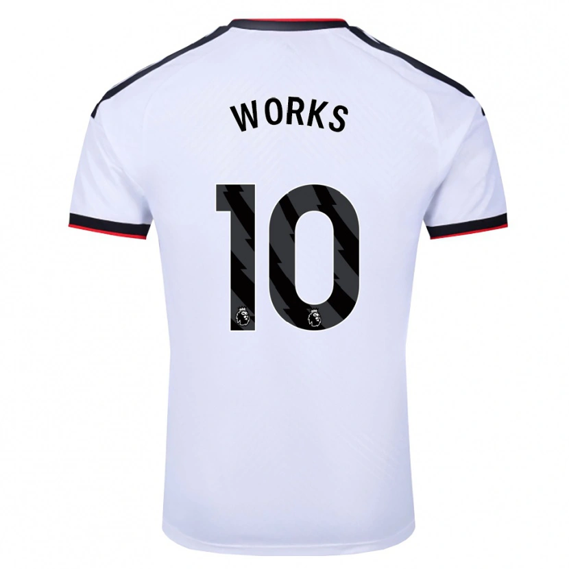 Danxen Homem Camisola Terrell Works #10 Branco Preto Vermelho Principal 2026/27 Camisa