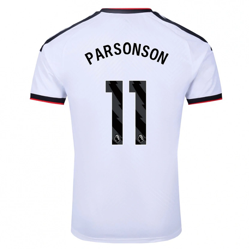 Danxen Homem Camisola Madi Parsonson #11 Branco Preto Vermelho Principal 2026/27 Camisa
