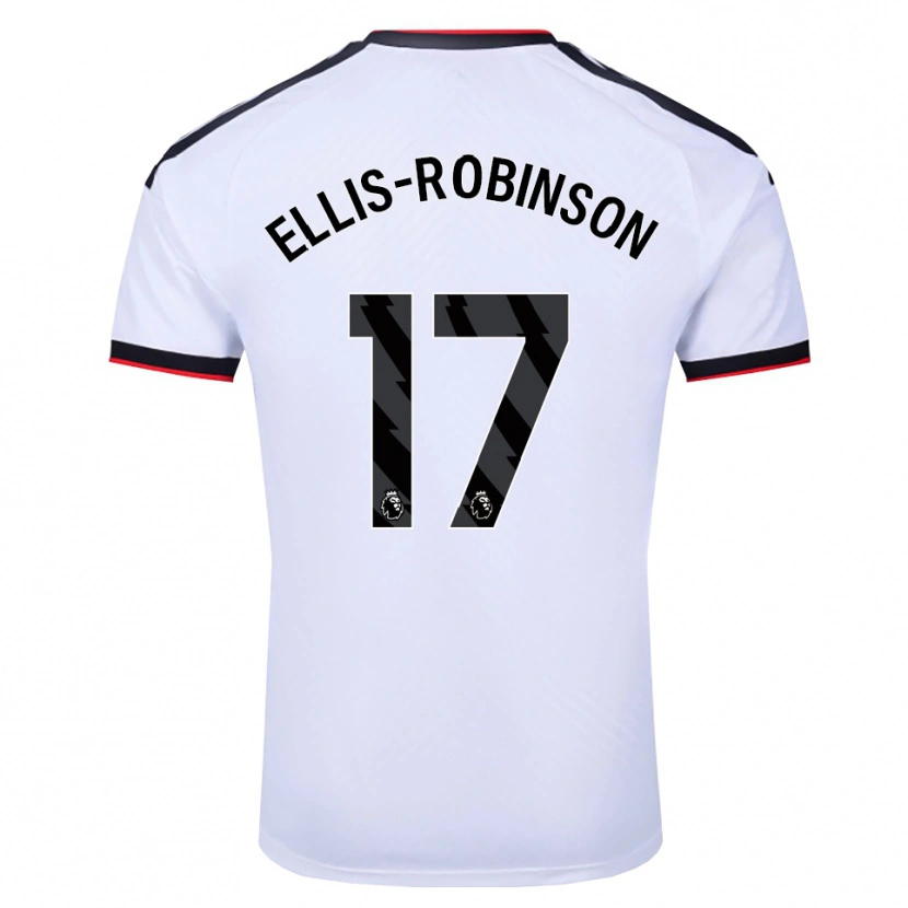 Danxen Homem Camisola Eddie Ellis-Robinson #17 Branco Preto Vermelho Principal 2026/27 Camisa