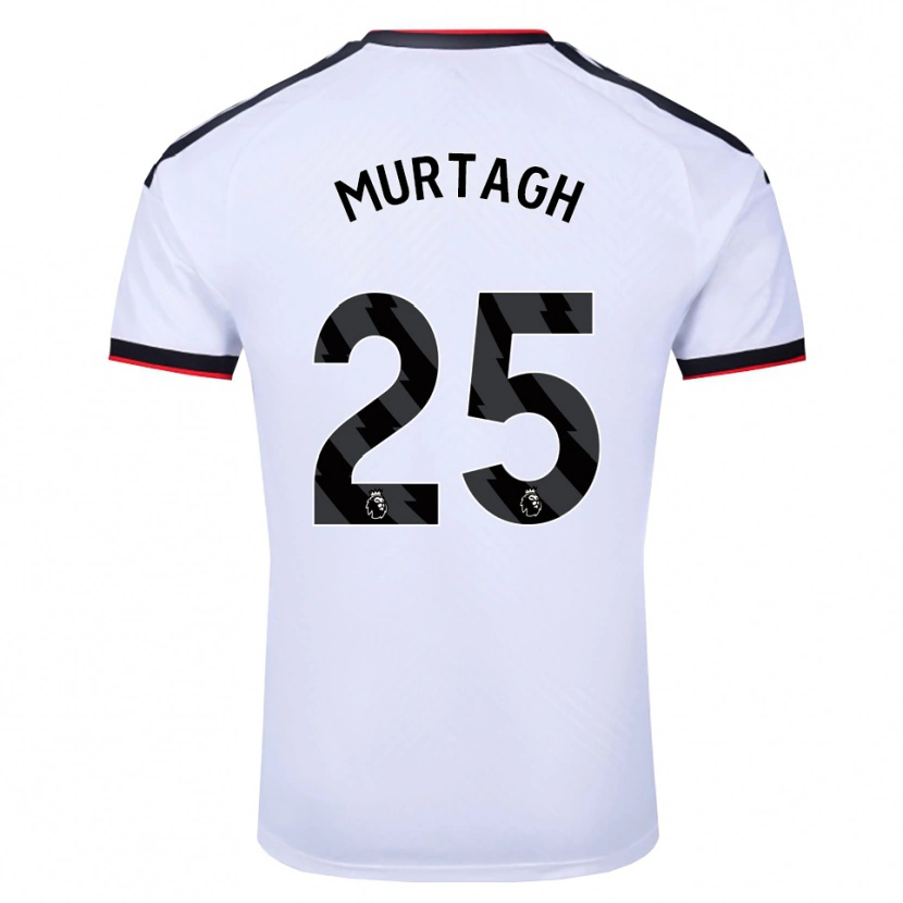 Danxen Homem Camisola Ruby Murtagh #25 Branco Preto Vermelho Principal 2026/27 Camisa