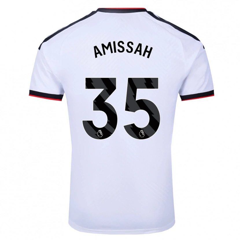 Danxen Homem Camisola Sam Amissah #35 Branco Preto Vermelho Principal 2026/27 Camisa