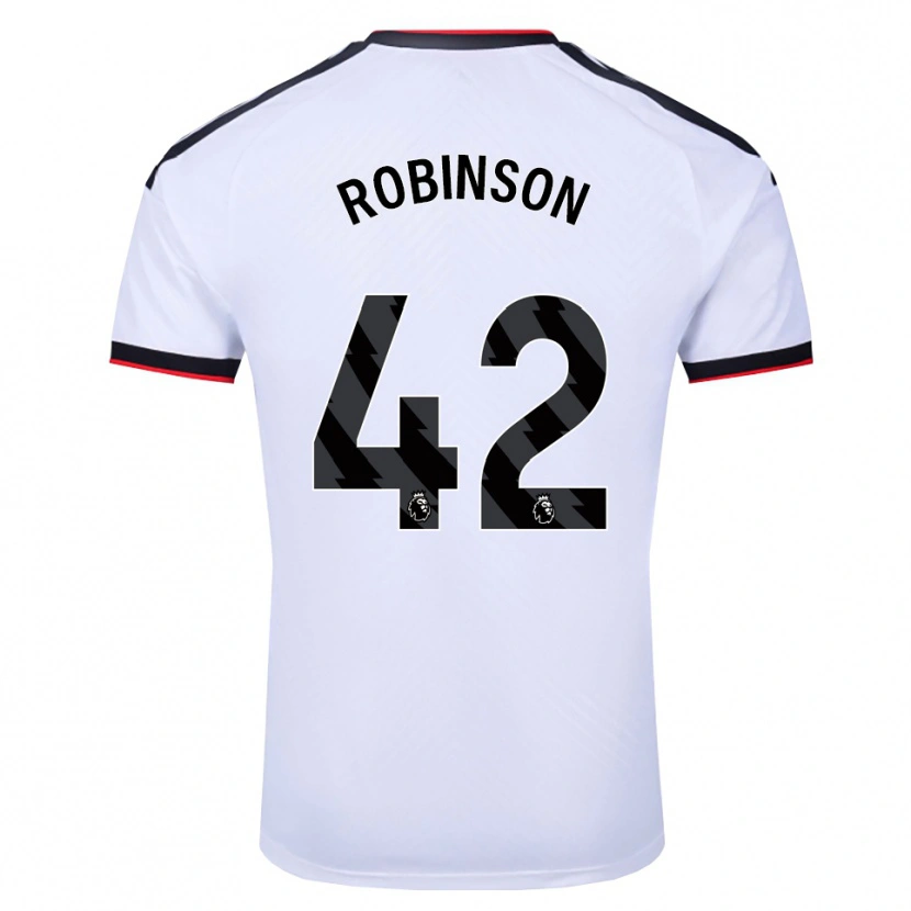 Danxen Homem Camisola Charlie Robinson #42 Branco Preto Vermelho Principal 2026/27 Camisa