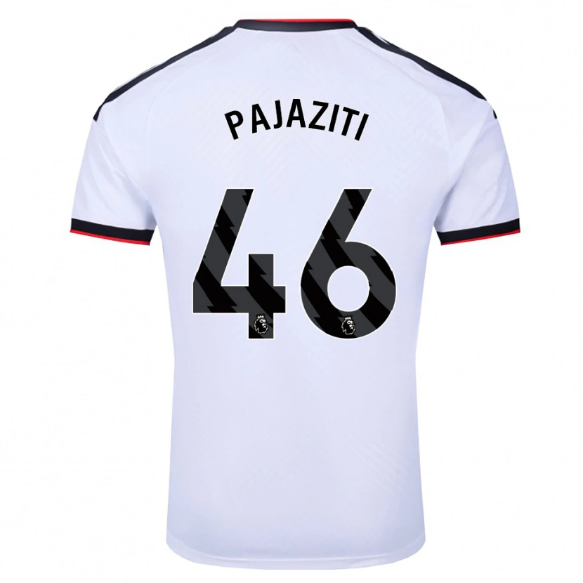 Danxen Homem Camisola Adrion Pajaziti #46 Branco Preto Vermelho Principal 2026/27 Camisa