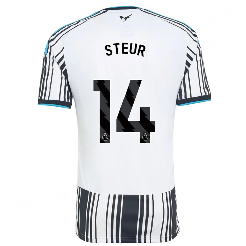 Danxen Homem Camisola Sean Steur #14 Skyblue Preto Branco Principal 2026/27 Camisa
