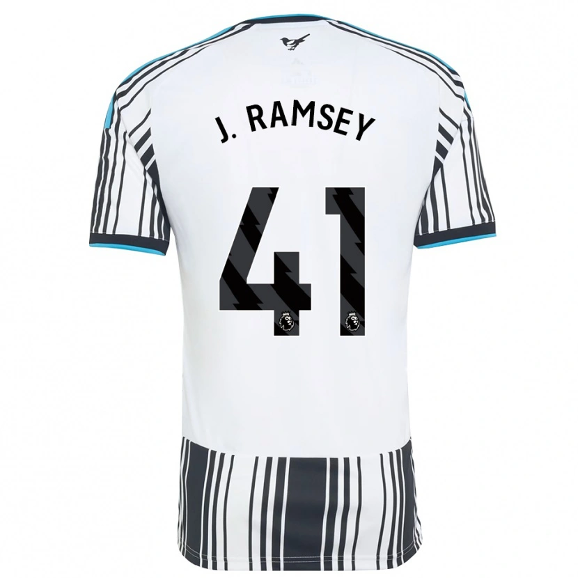 Danxen Homem Camisola Jacob Ramsey #41 Skyblue Preto Branco Principal 2026/27 Camisa
