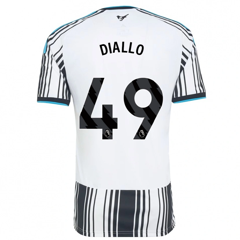 Danxen Homem Camisola Amadou Diallo #49 Skyblue Preto Branco Principal 2026/27 Camisa
