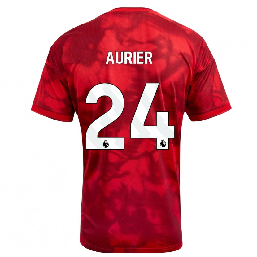 Danxen Homem Camisola Serge Aurier #24 Crimson Branco Principal 2026/27 Camisa