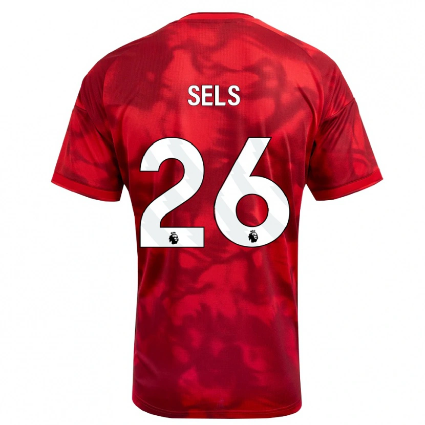 Danxen Homem Camisola Matz Sels #26 Crimson Branco Principal 2026/27 Camisa
