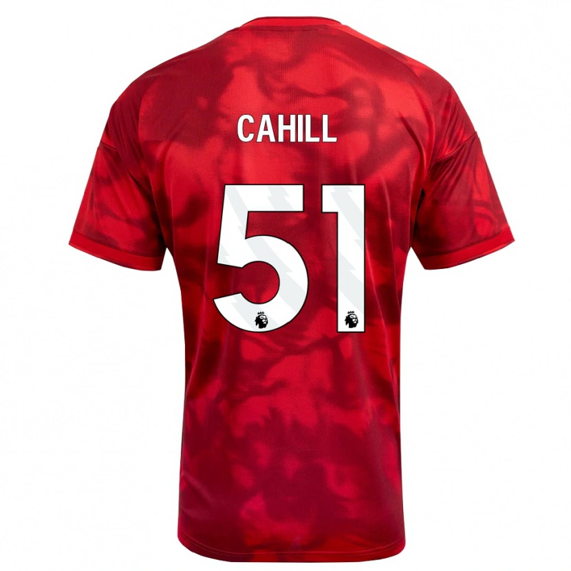 Danxen Homem Camisola Shae Cahill #51 Crimson Branco Principal 2026/27 Camisa