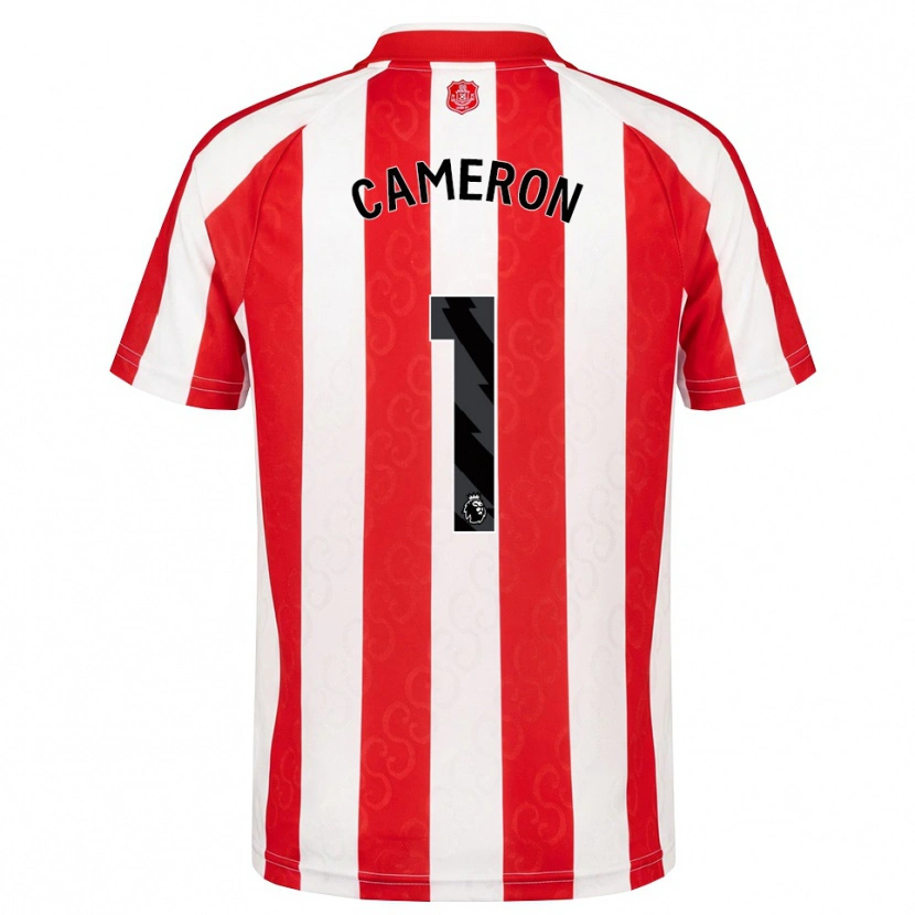Danxen Homem Camisola Dan Cameron #1 Vermelho Branco Preto Principal 2026/27 Camisa